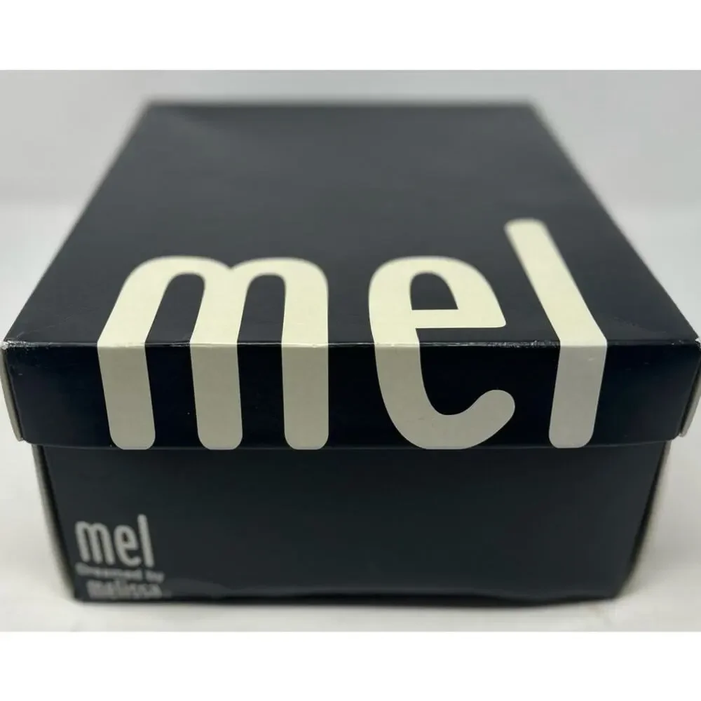 Mel Dreamed by Melissa Girl's Black Glitter Rain‎ Boot Ruffle Me This Size 3